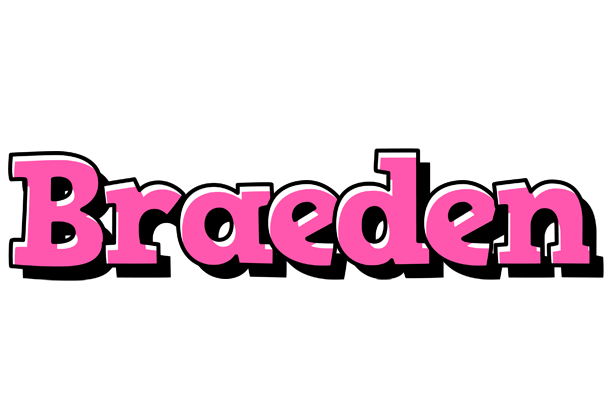 Braeden girlish logo