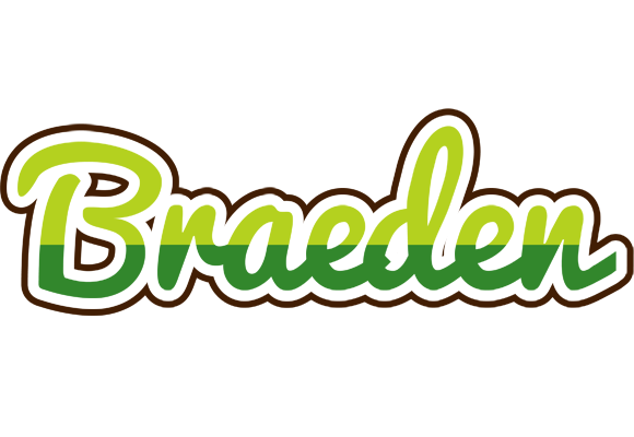 Braeden golfing logo