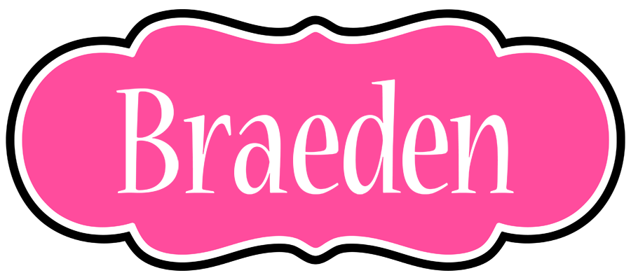 Braeden invitation logo