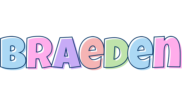 Braeden pastel logo