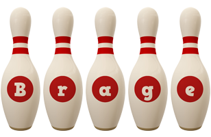 Brage bowling-pin logo