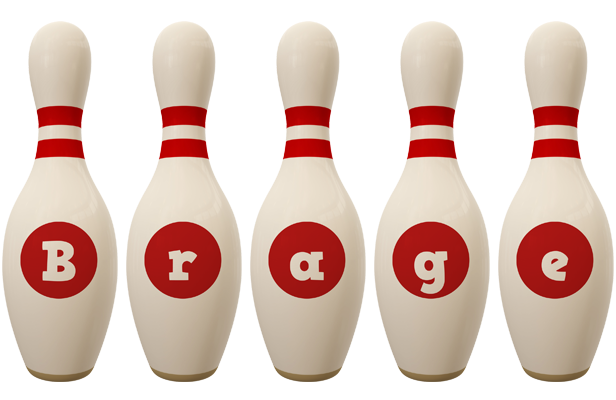 Brage bowling-pin logo
