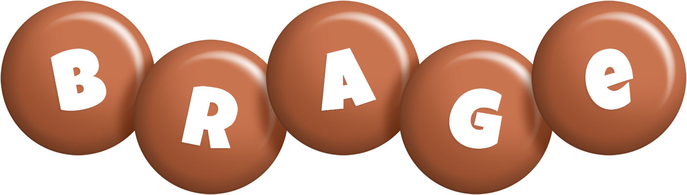 Brage candy-brown logo