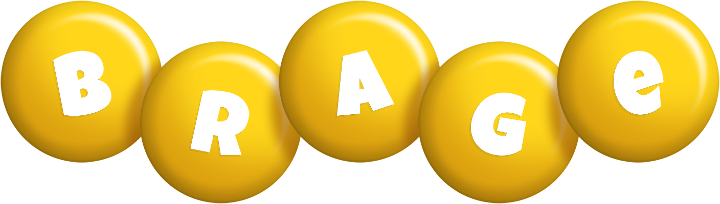 Brage candy-yellow logo
