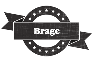 Brage grunge logo