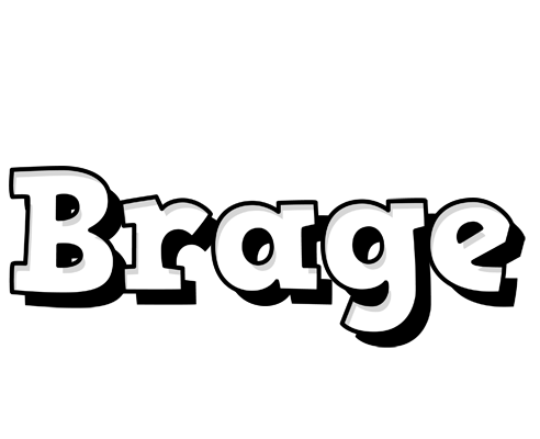 Brage snowing logo