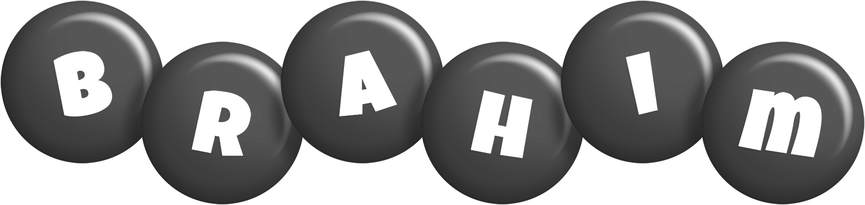 Brahim candy-black logo