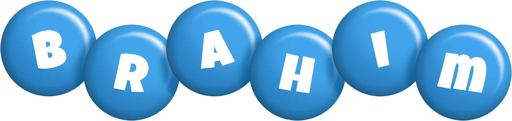 Brahim candy-blue logo