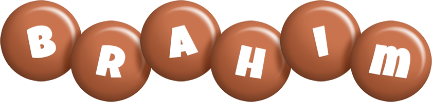 Brahim candy-brown logo