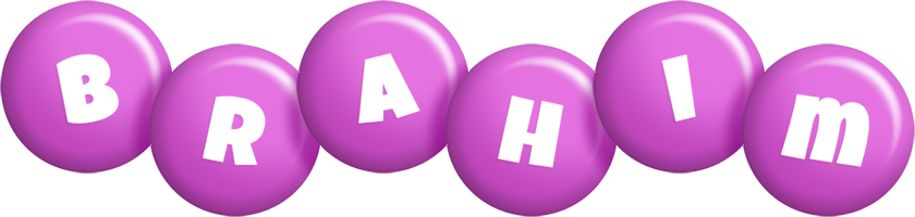 Brahim candy-purple logo