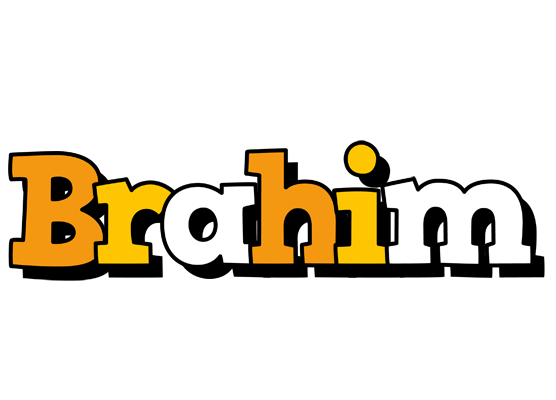 Brahim cartoon logo