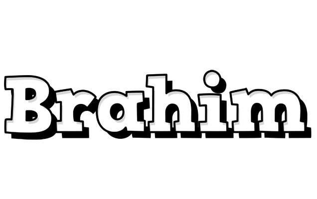 Brahim snowing logo