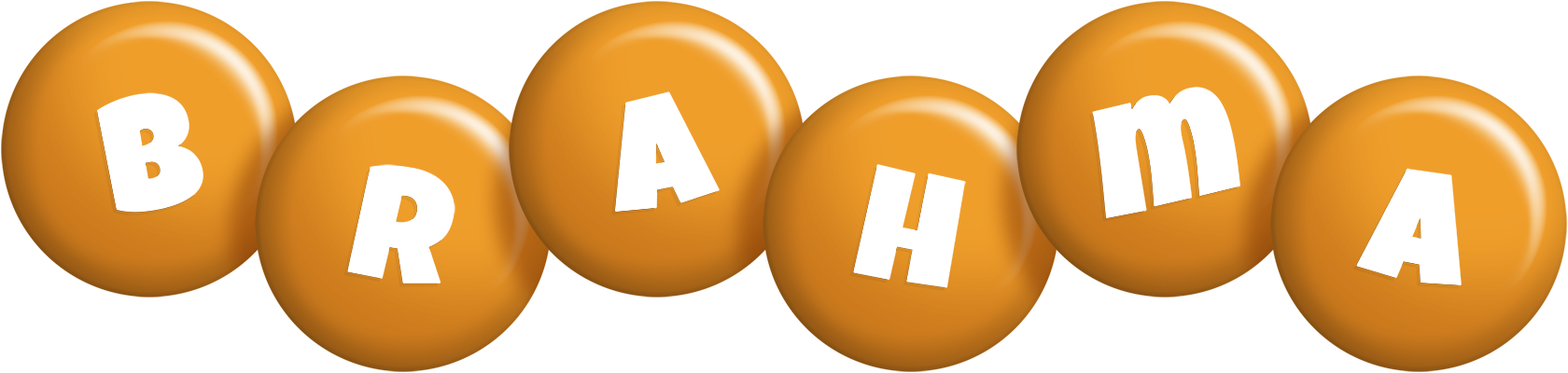 Brahma candy-orange logo