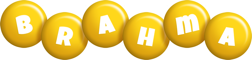 Brahma candy-yellow logo