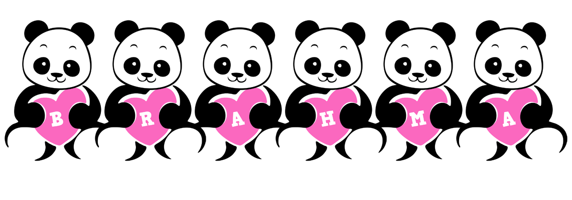 Brahma love-panda logo