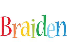 Braiden birthday logo