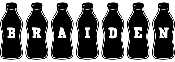 Braiden bottle logo