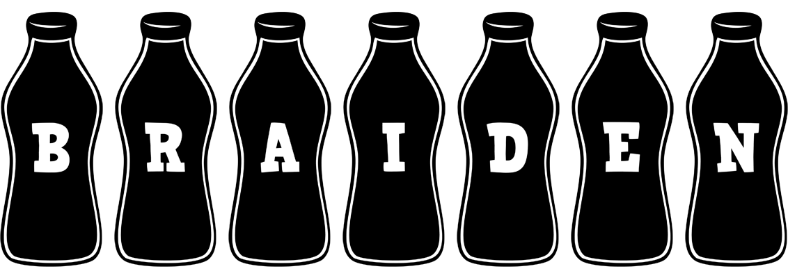 Braiden bottle logo