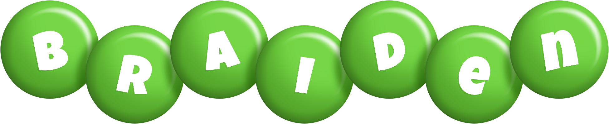 Braiden candy-green logo