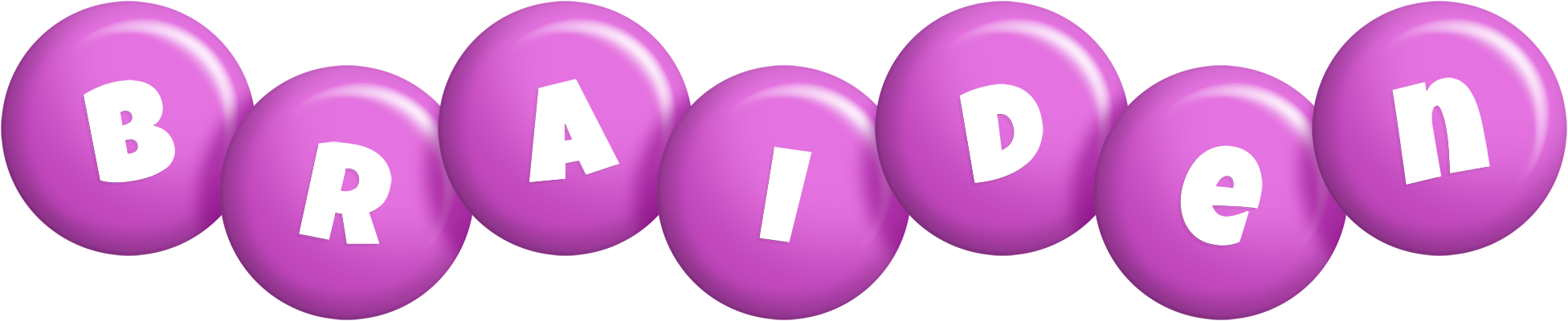 Braiden candy-purple logo
