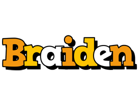 Braiden cartoon logo