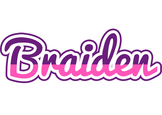 Braiden cheerful logo
