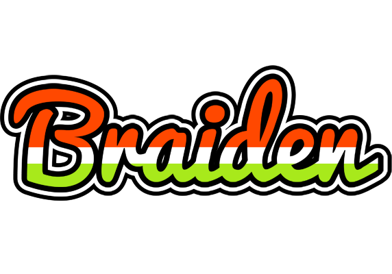 Braiden exotic logo