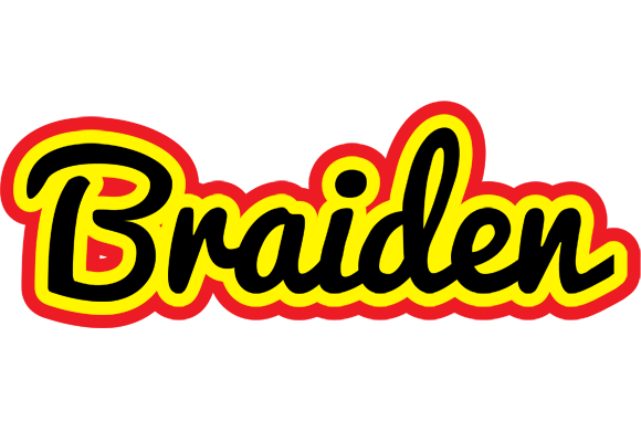 Braiden flaming logo
