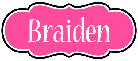 Braiden invitation logo