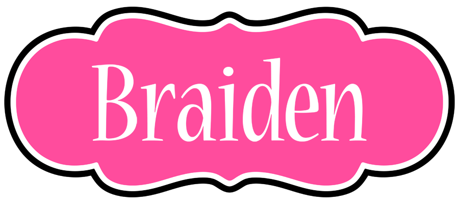 Braiden invitation logo