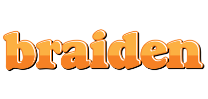 Braiden orange logo