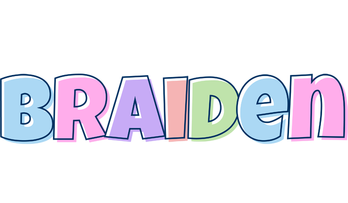 Braiden pastel logo