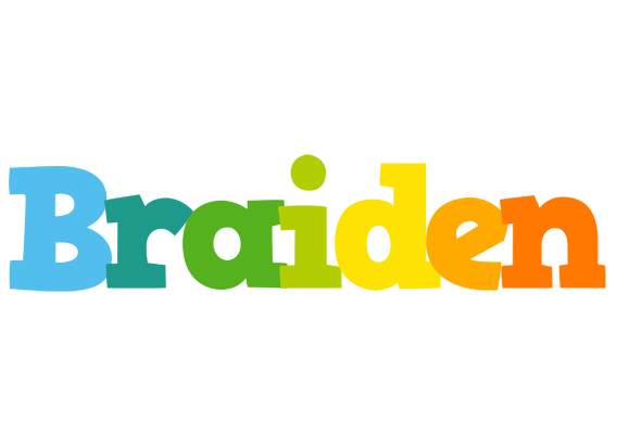 Braiden rainbows logo