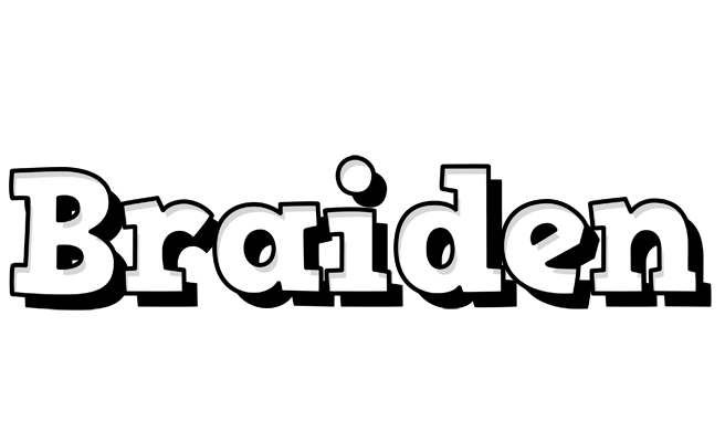Braiden snowing logo