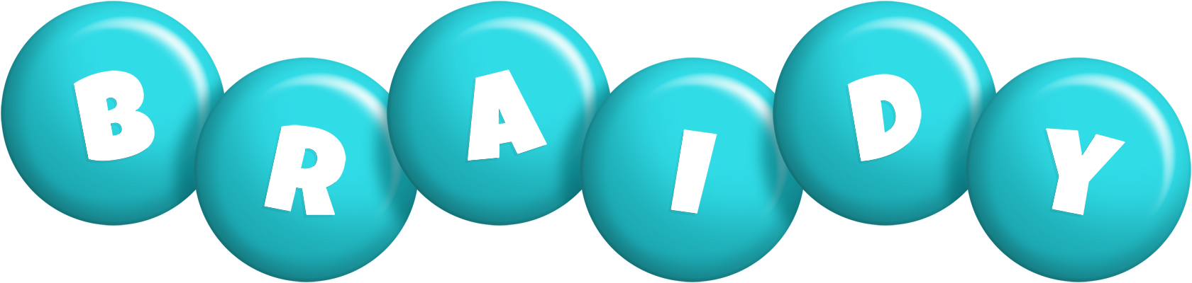 Braidy candy-azur logo