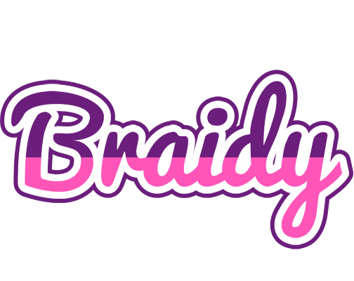 Braidy cheerful logo