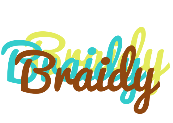 Braidy cupcake logo