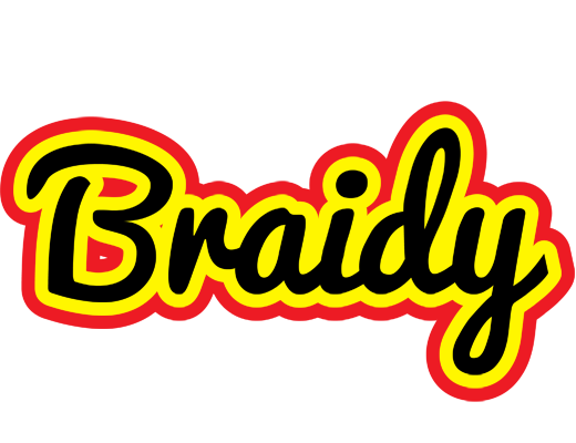 Braidy flaming logo