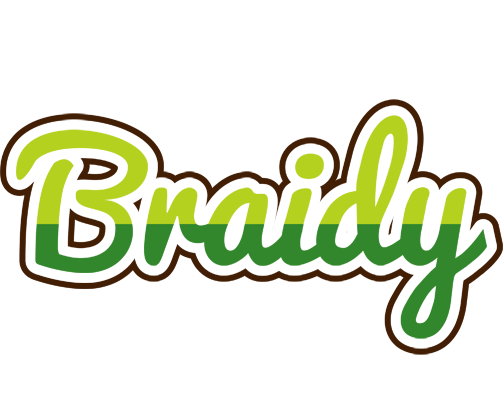Braidy golfing logo