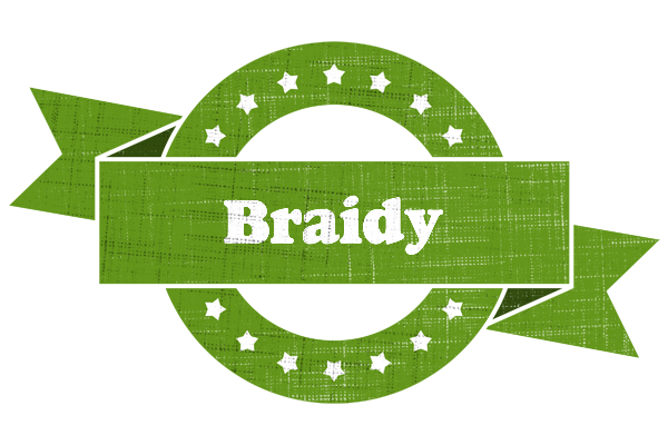 Braidy natural logo