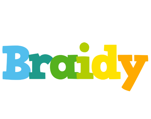 Braidy rainbows logo