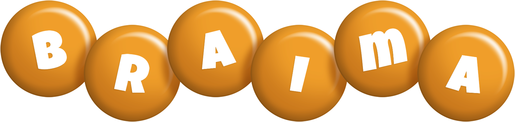 Braima candy-orange logo