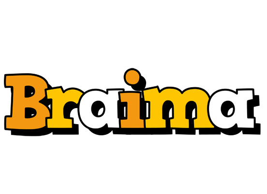 Braima cartoon logo