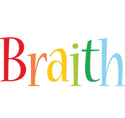 Braith birthday logo
