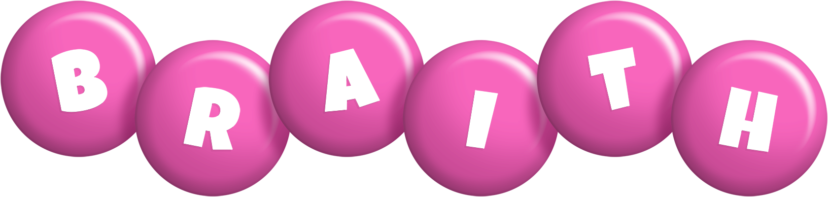 Braith candy-pink logo