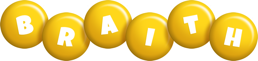 Braith candy-yellow logo