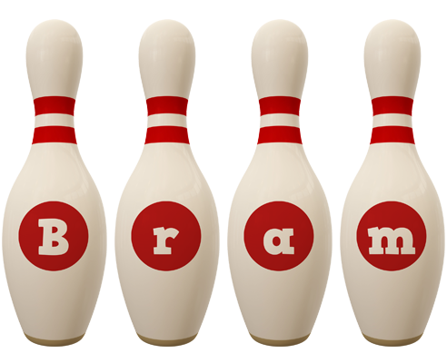 Bram bowling-pin logo