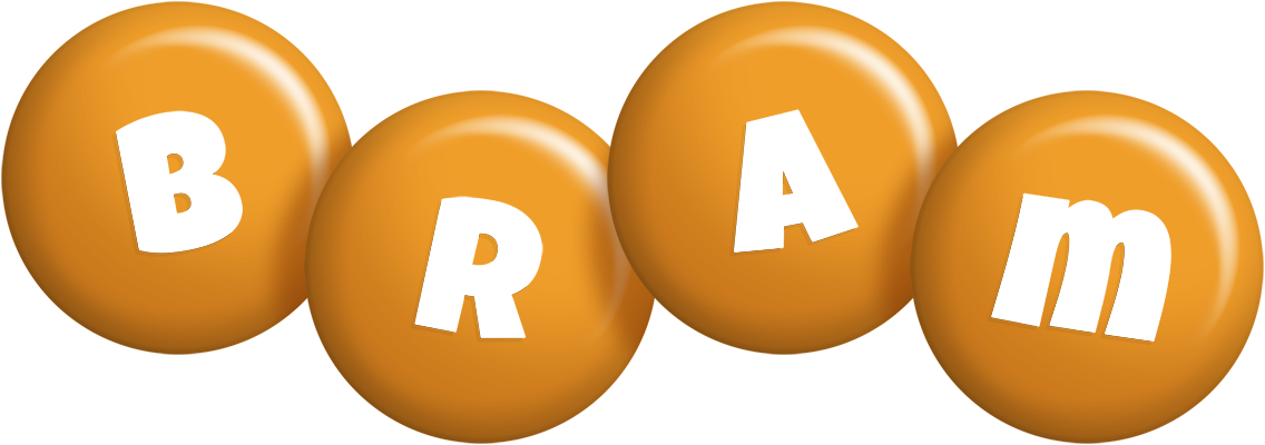 Bram candy-orange logo