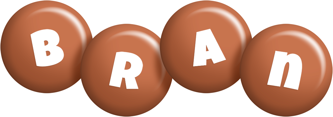 Bran candy-brown logo