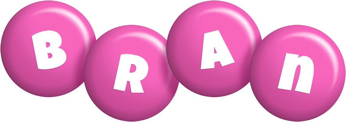 Bran candy-pink logo